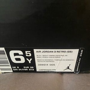 Jordan retro 3